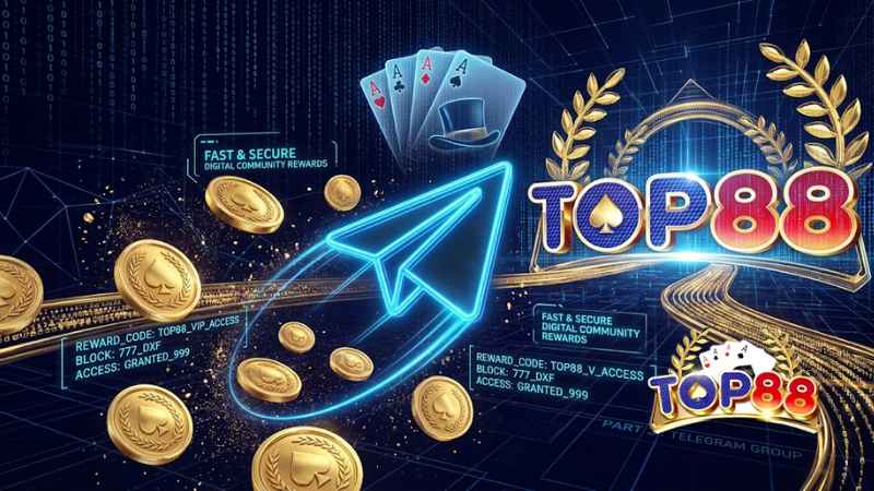 Nhóm Telegram chính thức của Top88 liên tục phát lộc khung giờ vàng