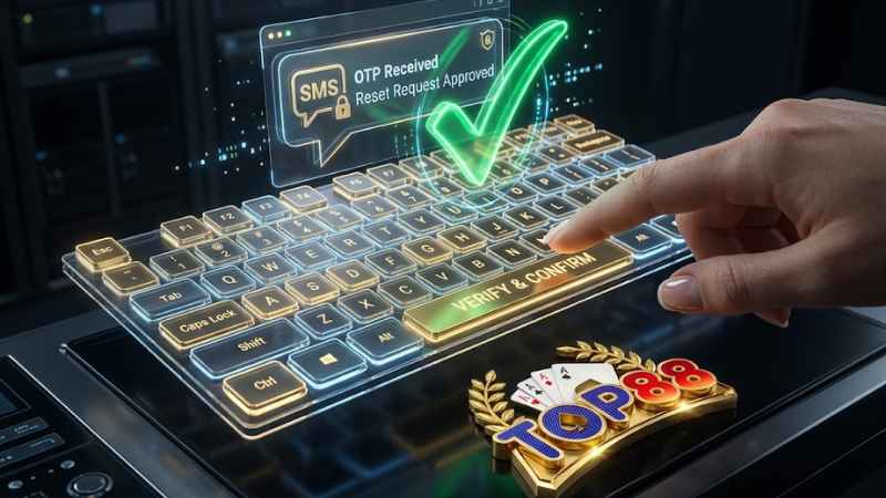 Nhập mã xác thực OTP để cài đặt lại mật khẩu mới