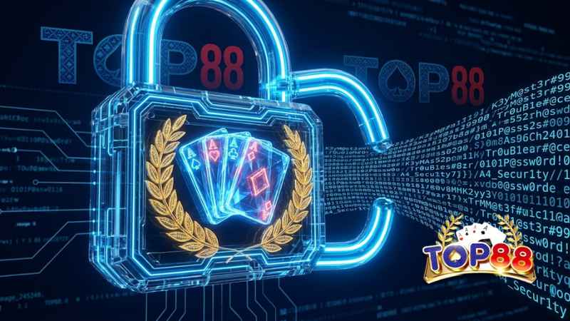 Top88 áp dụng công nghệ mã hóa dữ liệu tối tân để bảo vệ người dùng