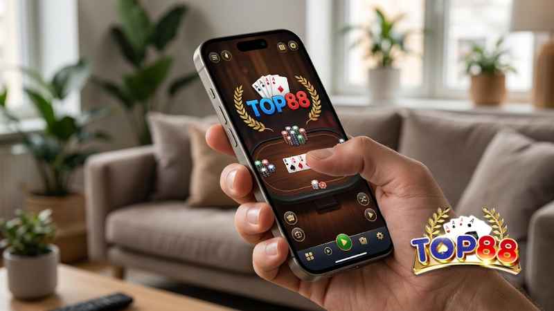 Trải nghiệm app Top88 mượt mà trên iPhone