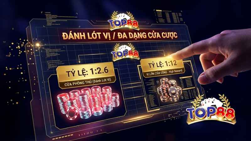 Tuyệt chiêu đánh lót vị giúp người chơi nhân nhiều lần tiền thắng cược